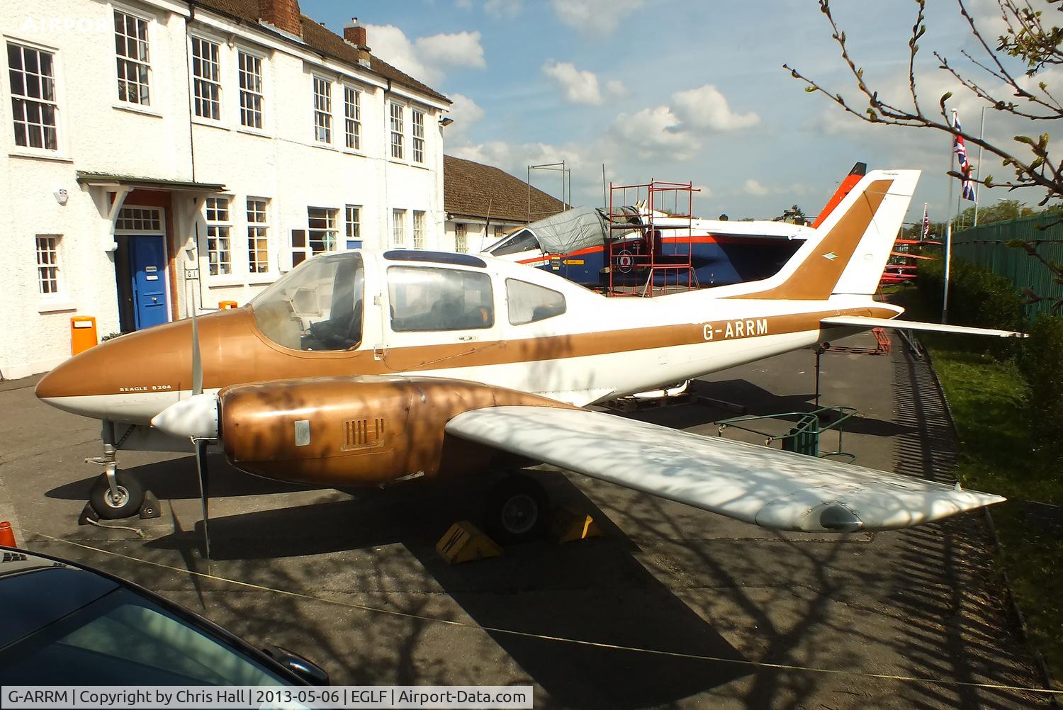 G-ARRM, 1961 Beagle B-206X C/N B001, at the Farnborough Air Sciences Trust museum