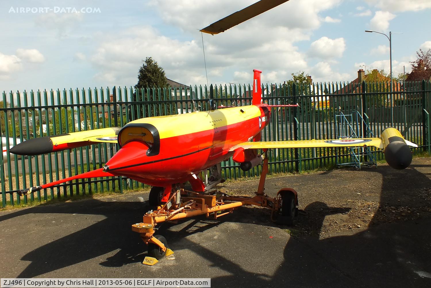 ZJ496, GAF Jindivik Mk.203B C/N Not found ZJ496, Jindivik Target Drone at the Farnborough Air Sciences Trust museum