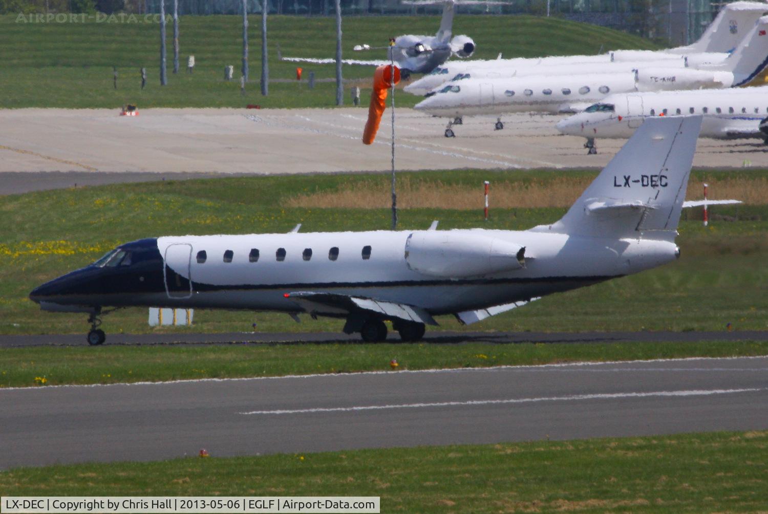 LX-DEC, 2008 Cessna 680 Citation Sovereign C/N 680-0253, JCDecaux Group