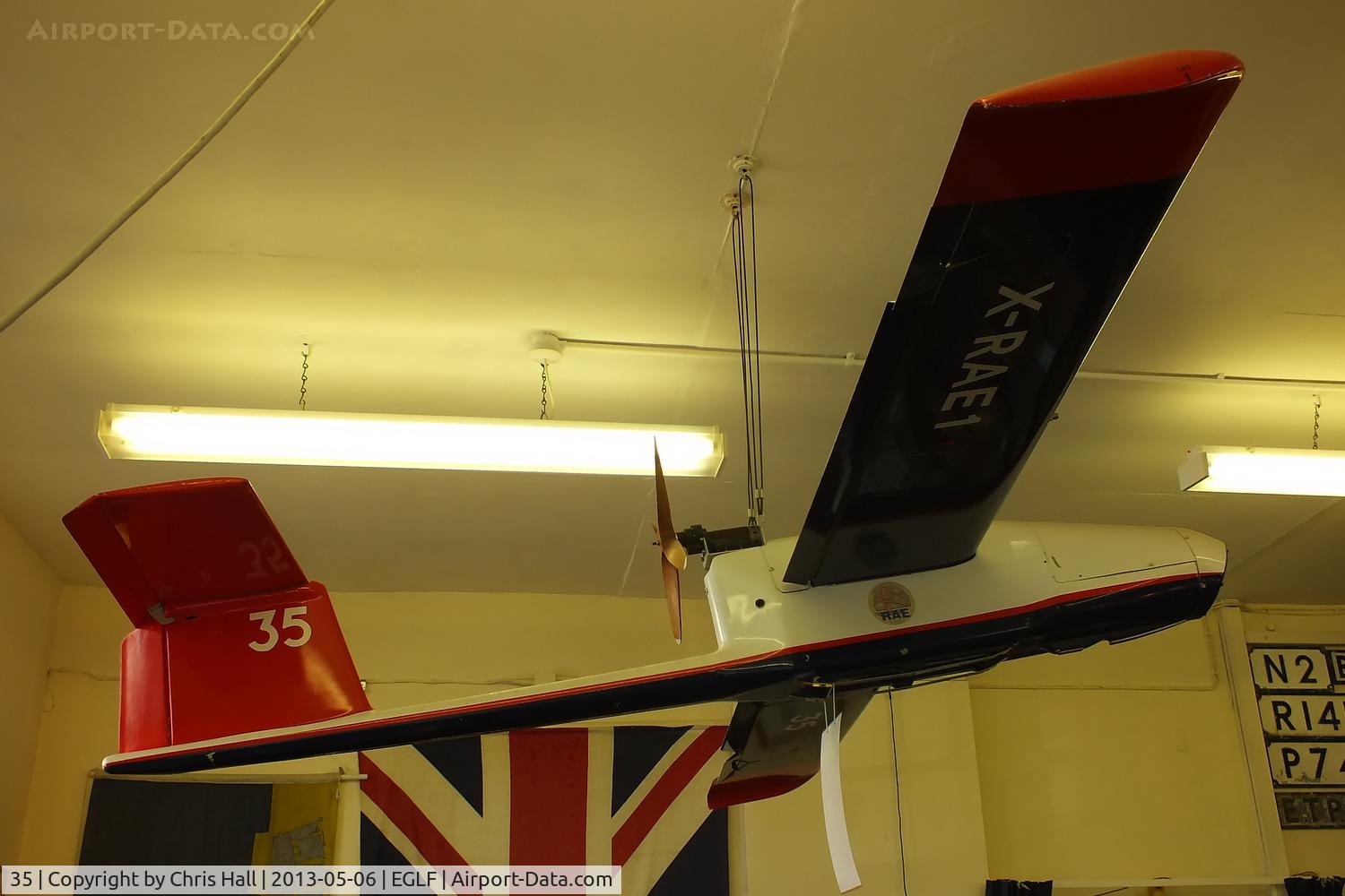 35, X-RAE.1 Drone C/N 35, at the Farnborough Air Sciences Trust museum