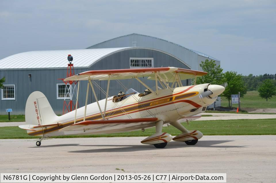 N6781G, 1982 Marquart MA-5 Charger C/N 32, Marquart Charger next to the Wings and Wheels Museum at Poplar Grove Airport C77