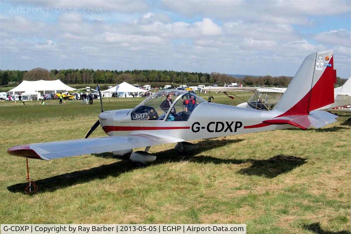 G-CDXP, 2006 Aerotechnik EV-97 Eurostar C/N PFA 315-14530, Aerotechnik EV-97 Eurostar [PFA 315-14530] Popham~G 05/05/2013