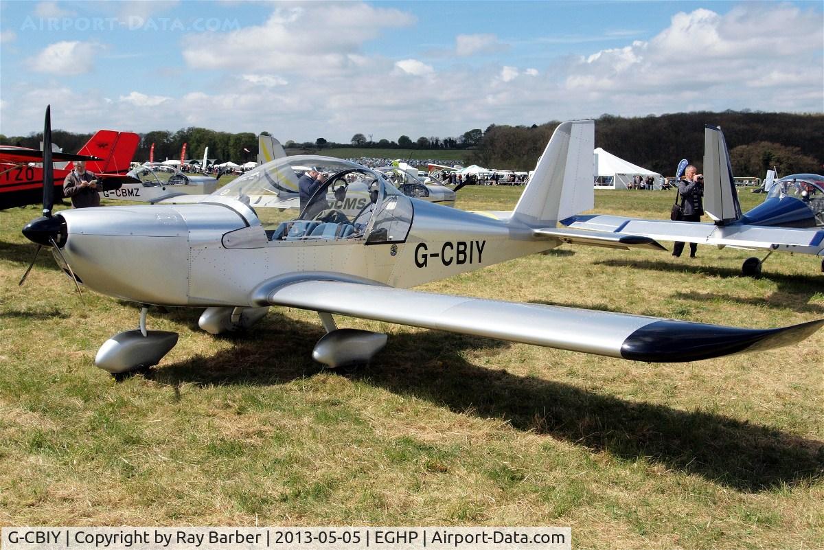 G-CBIY, 2002 Aerotechnik EV-97 Eurostar C/N PFA 315-13846, Aerotechnik EV-97 Eurostar [2001-1138] Popham~G 05/05/2013