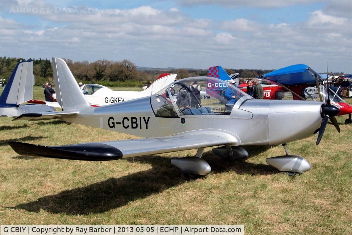 G-CBIY, 2002 Aerotechnik EV-97 Eurostar C/N PFA 315-13846, Aerotechnik EV-97 Eurostar [2001-1138] Popham~G 05/05/2013