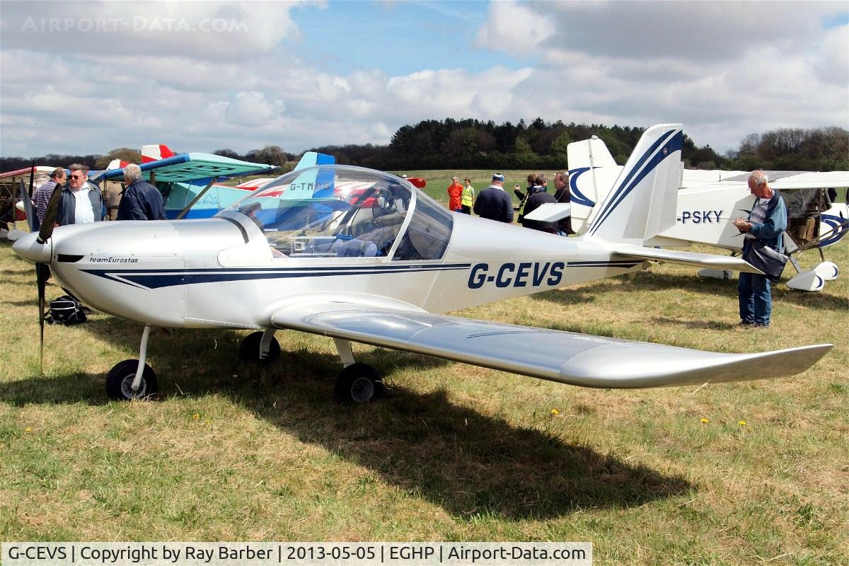 G-CEVS, 2007 Cosmik EV-97 TeamEurostar UK C/N 3102, Evektor EV-97 Eurostar [2007-3102] Popham~G 05/05/2013