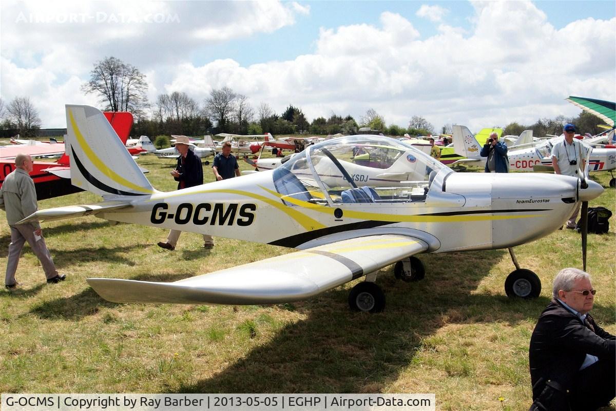 G-OCMS, 2010 Cosmik EV-97 TeamEurostar UK C/N 3718, Evektor EV-97 Eurostar [2010-3718] Popham~G 05/05/2013