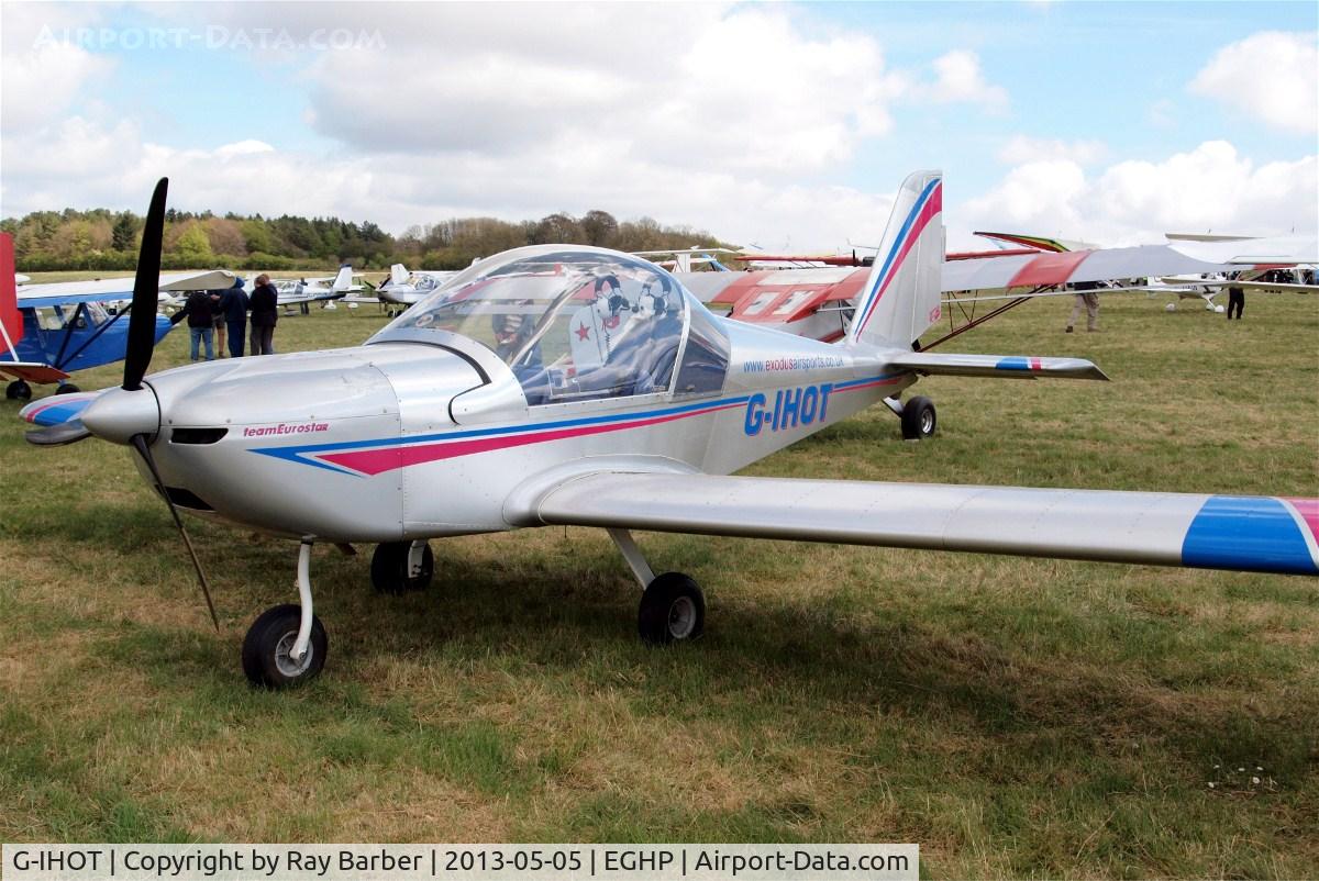 G-IHOT, 2004 Cosmik EV-97 TeamEurostar UK C/N 2007, Aerotechnik EV-97A Eurostar [2004-2007] Popham~G 05/05/2013