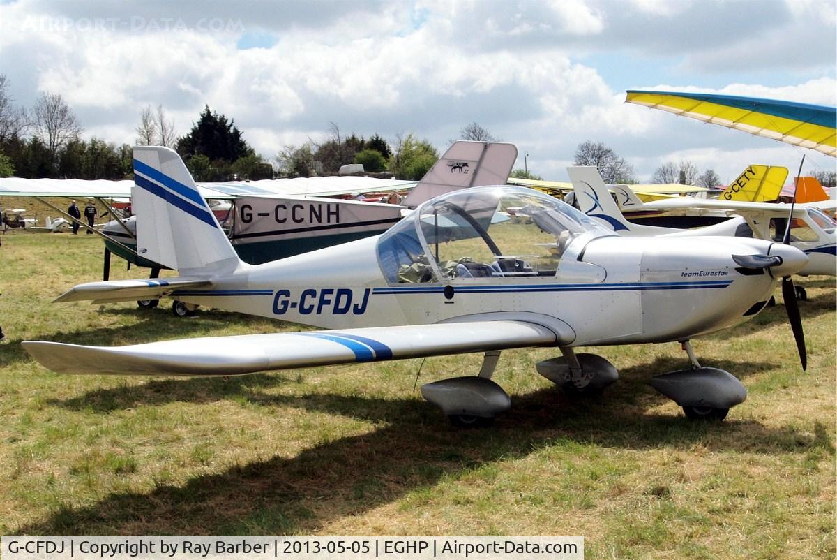 G-CFDJ, 2008 Cosmik EV-97 TeamEurostar UK C/N 3209, Evektor EV-97 Eurostar [2008-3209] Popham~G 05/05/2013