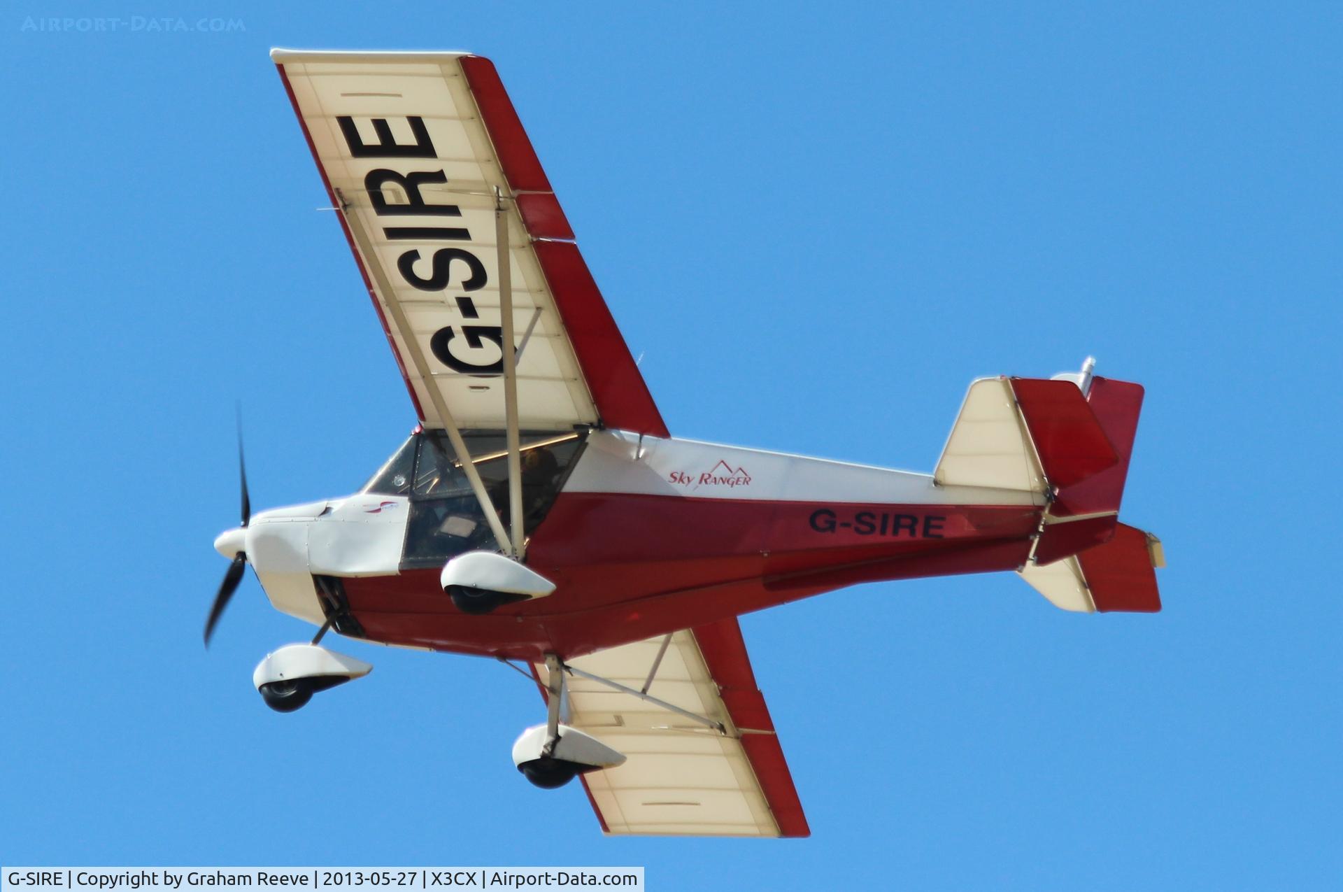 G-SIRE, 2007 Skyranger Swift 912S(1) C/N BMAA/HB/531, Just airbourne.