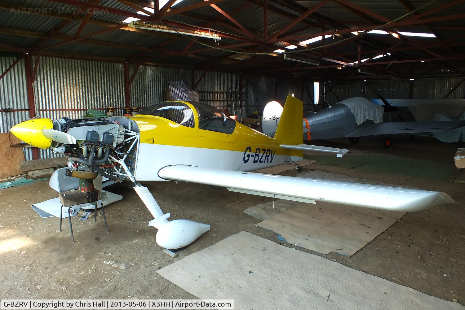 G-BZRV, 2002 Vans RV-6 C/N PFA 181A-13573, at Hinton in the Hedges Airfield