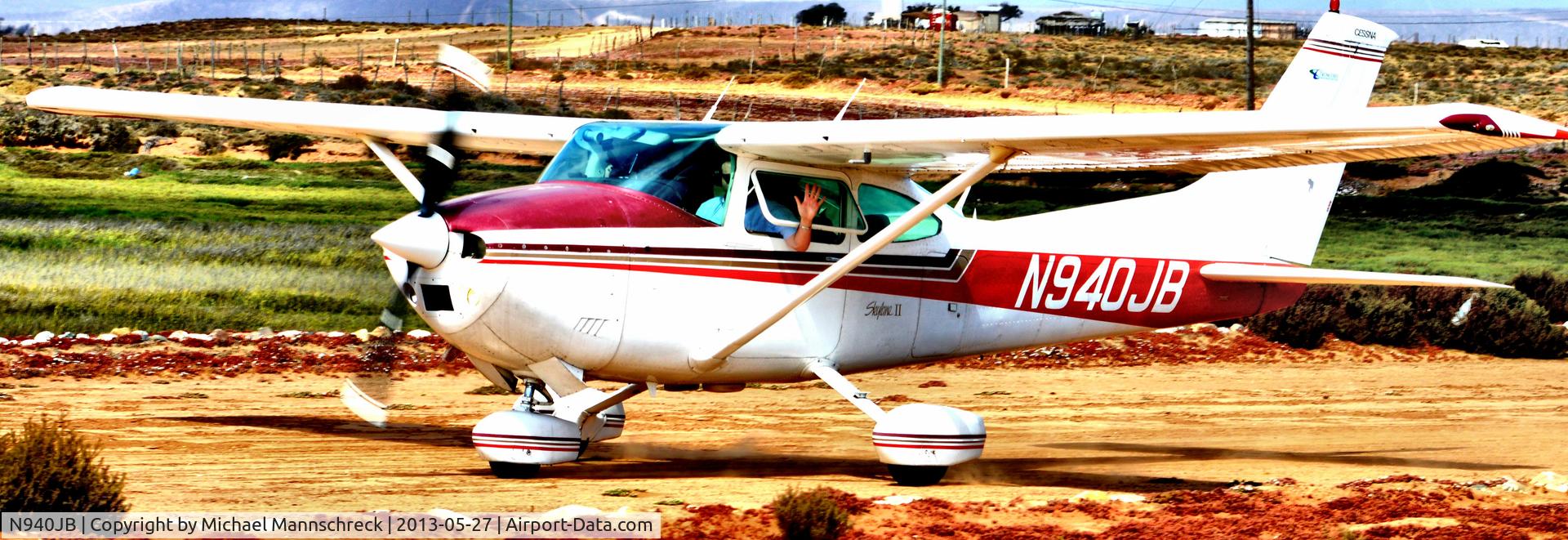 N940JB, 1975 Cessna 182P Skylane C/N 18264312, campo de lorenzo