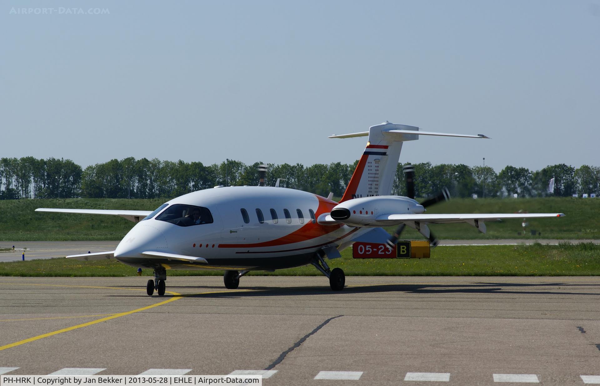 PH-HRK, 2006 Piaggio P-180 Avanti C/N 1120, Arriving at Lelystad Airport