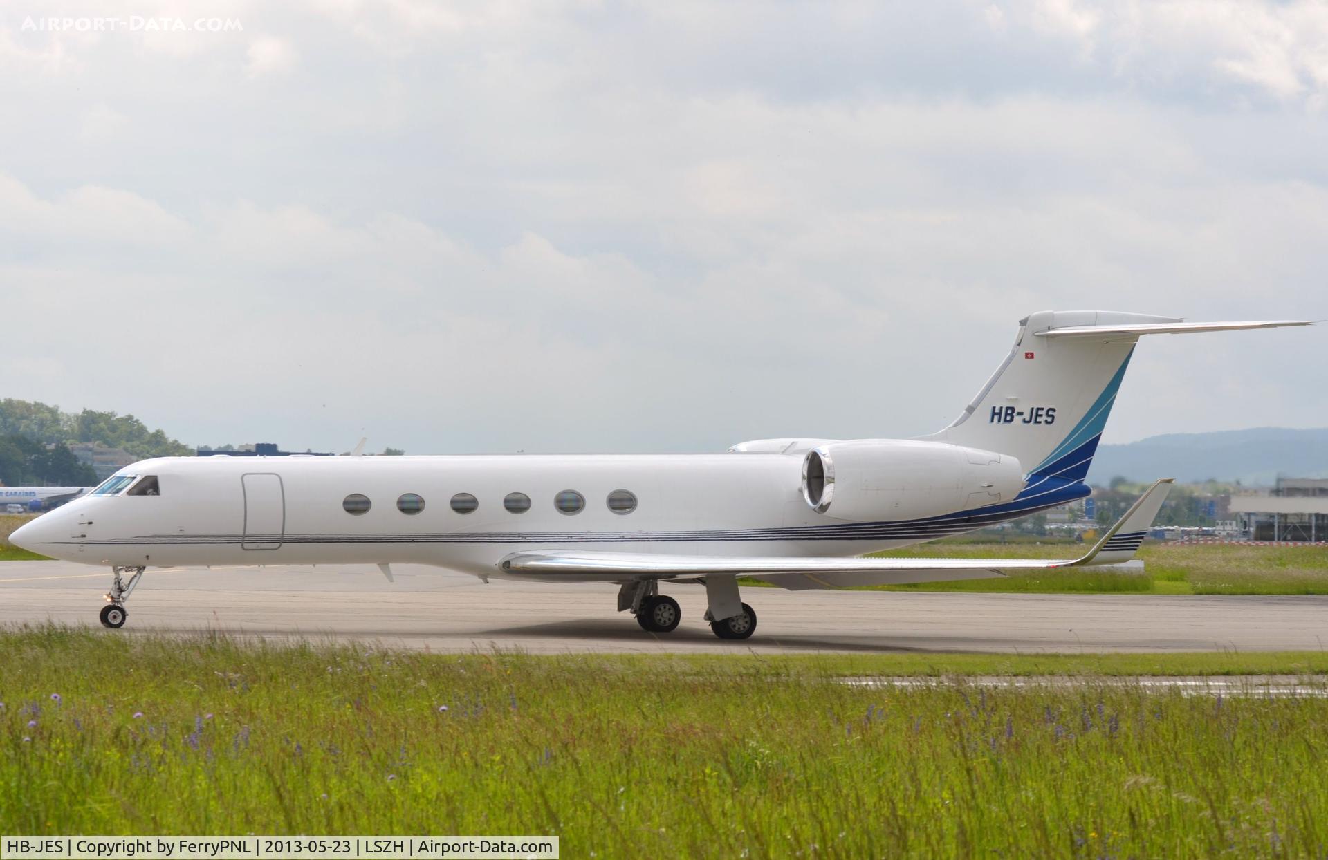 HB-JES, 1998 Gulfstream Aerospace G-V C/N 556, Owned by MWM AG, Zug.