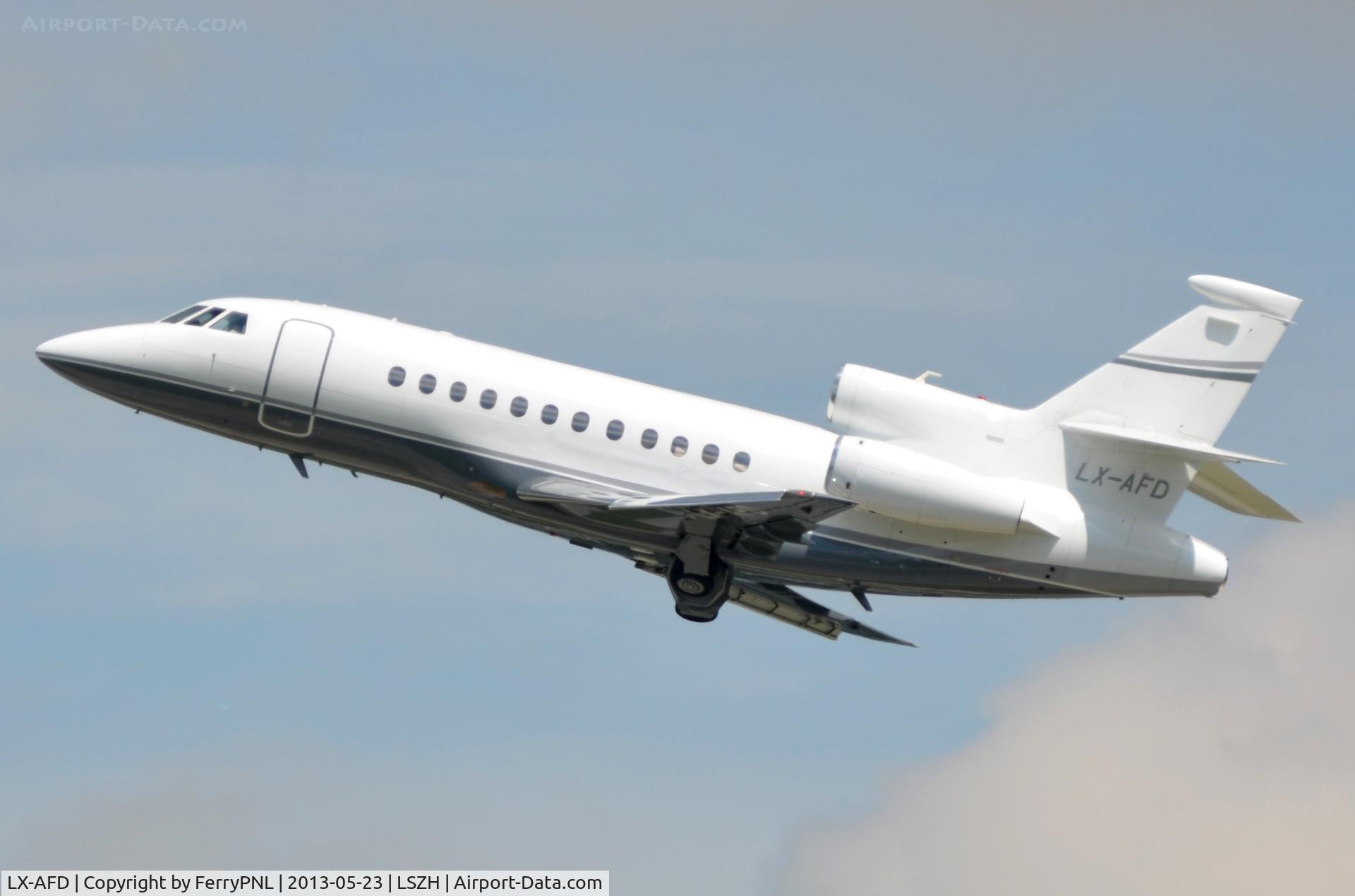 LX-AFD, 2007 Dassault Falcon 900DX C/N 615, Global Jet Concept DA900DX
