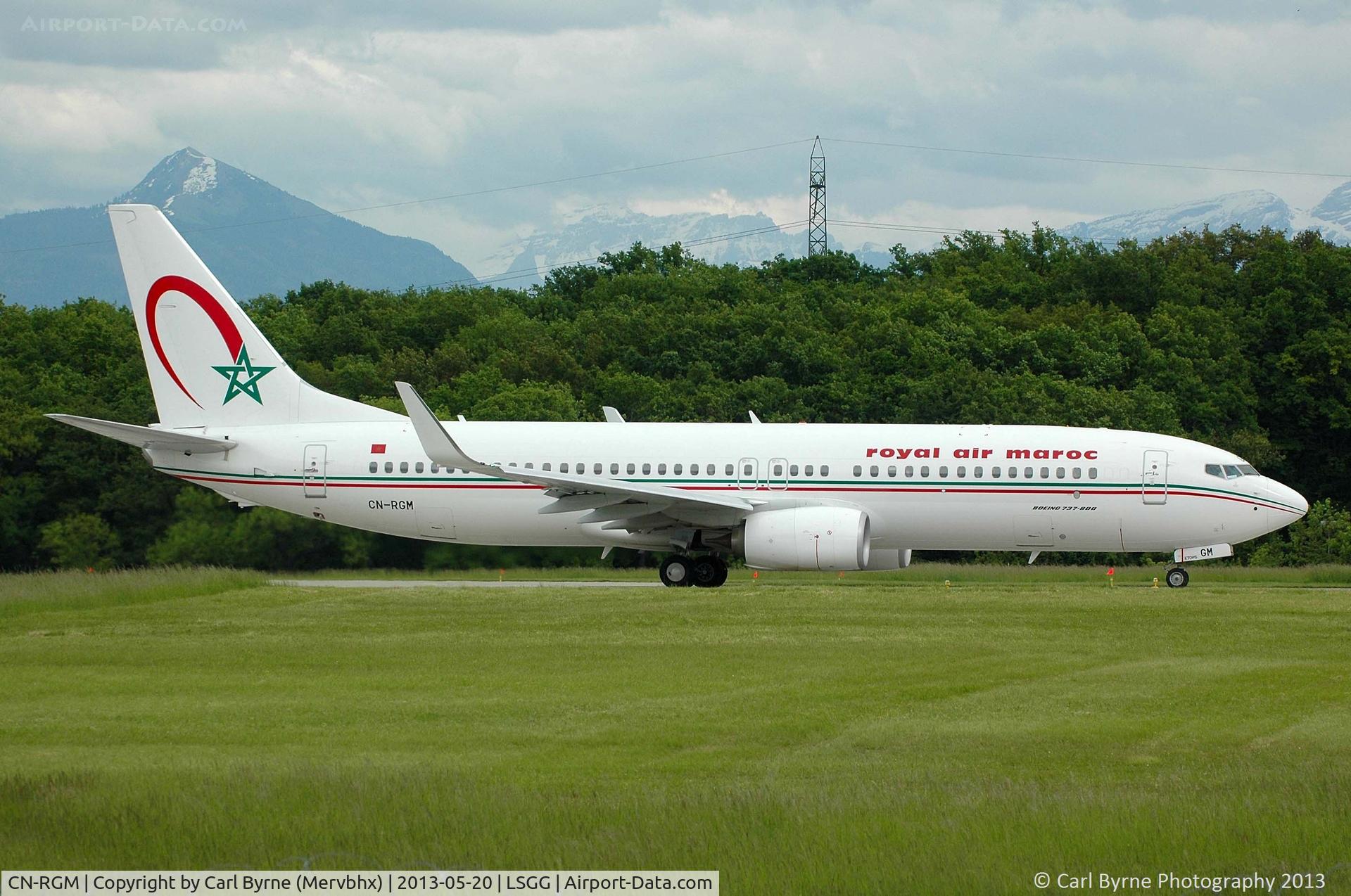 CN-RGM, 2013 Boeing 737-8B6 C/N 33074, Taken from the park at the 05 threshold.