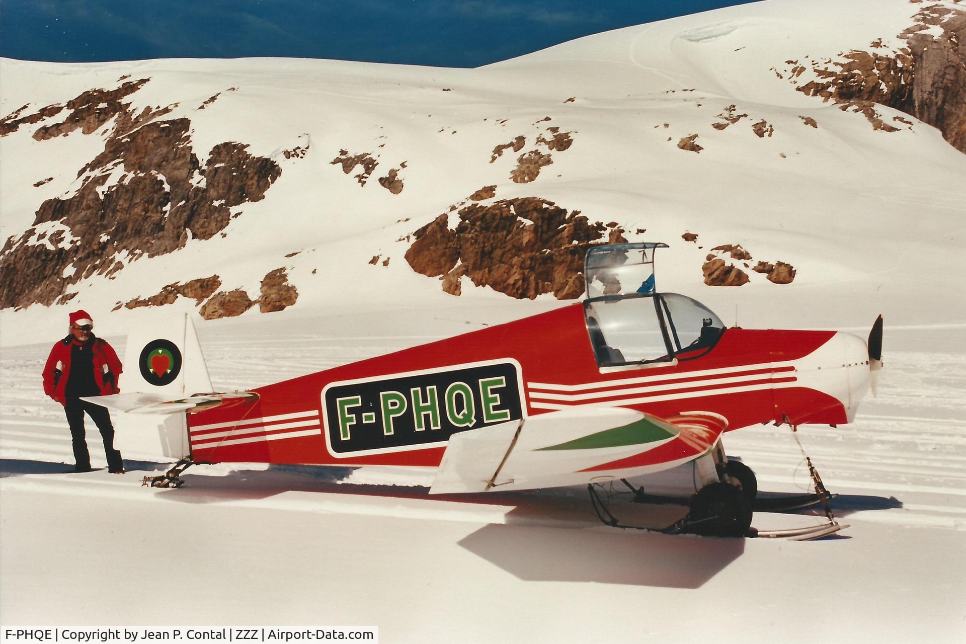 F-PHQE, Jodel D-119 C/N 144, Off airport (Grande-Motte glacier, France)