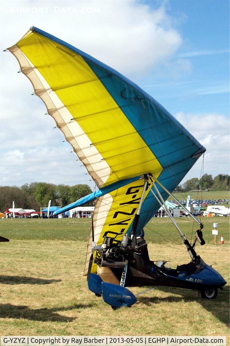 G-YZYZ, 2003 Mainair Blade 912 C/N 1357-0803-7-W1152, Mainair Blade 912 [1357-0803-7] Popham~G 05/05/2013