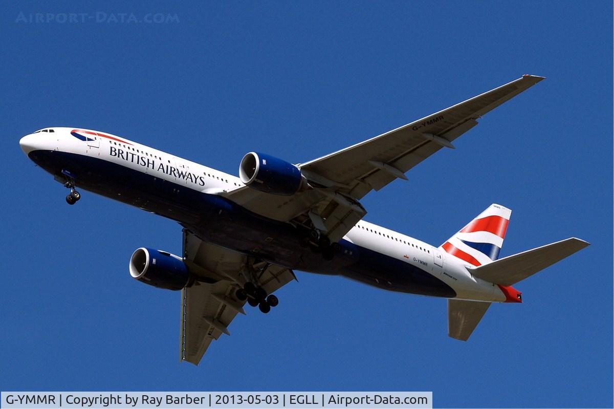 G-YMMR, 2008 Boeing 777-236 C/N 36516, Boeing 777-236ER [36516] (British Airways) Home~G 03/05/2013