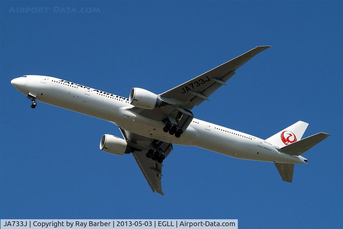 JA733J, 2005 Boeing 777-346/ER C/N 32432, Boeing 777-346ER [32432] (Japan Airlines) Home~G 03/05/2013