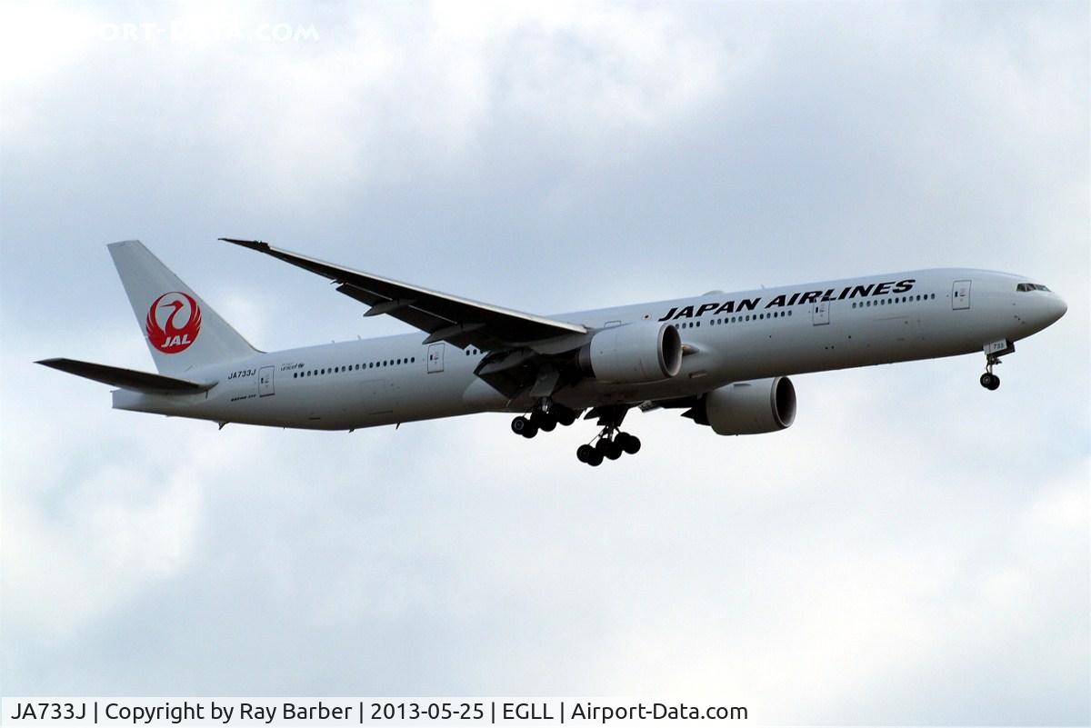 JA733J, 2005 Boeing 777-346/ER C/N 32432, Boeing 777-346ER [32432] (Japan Airlines) Home~G 25/05/2013