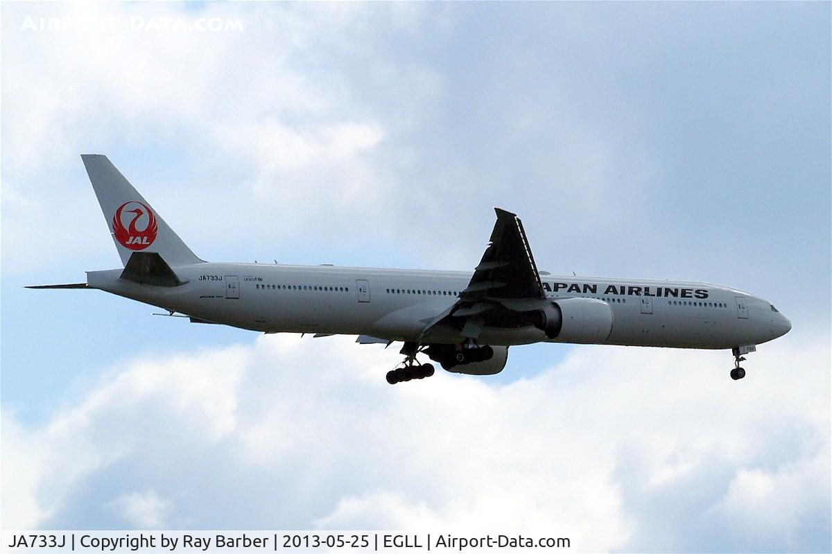 JA733J, 2005 Boeing 777-346/ER C/N 32432, Boeing 777-346ER [32432] (Japan Airlines) Home~G 25/05/2013