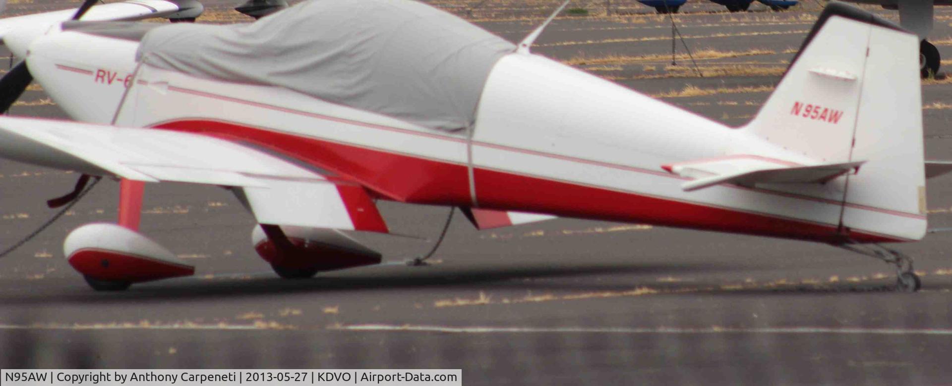 N95AW, 1996 Vans RV-6 C/N 21087, A long way from home for this little guy!