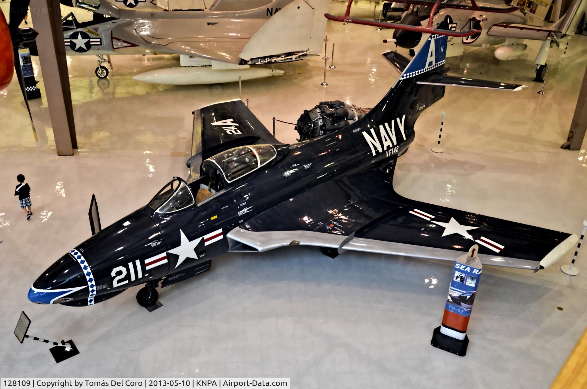 128109, 1952 Grumman F9F-6 Cougar C/N Not found 128109, Grumman F9F-6 Cougar BuNo 128109 (C/N 128109)

National Naval Aviation Museum
TdelCoro
May 10, 2013