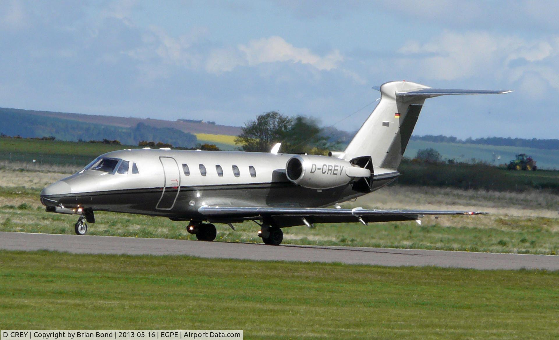 D-CREY, 1990 Cessna 650 Citation III C/N 650-0192, landing on 23