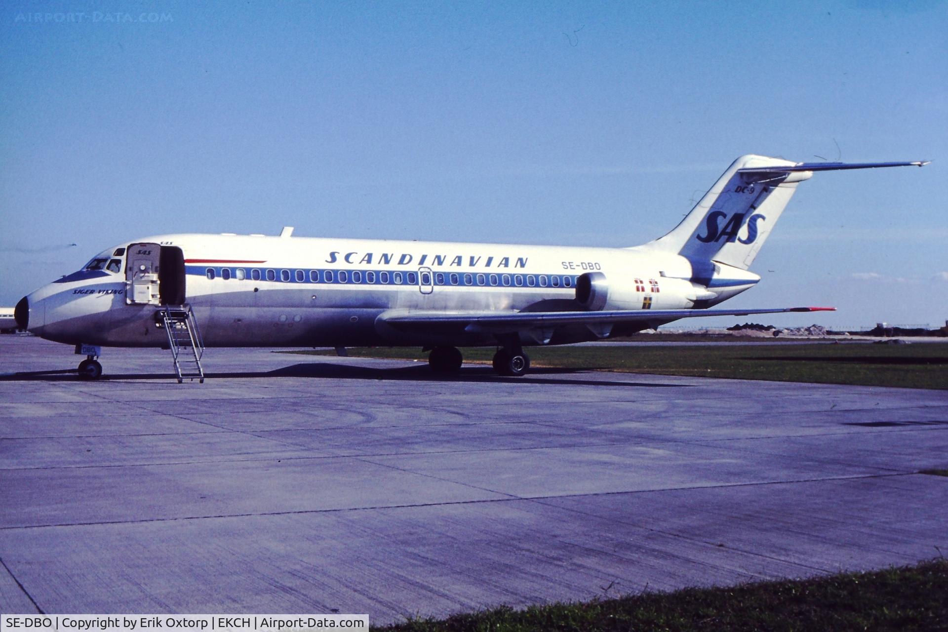 SE-DBO, 1969 Douglas DC-9-21 C/N 47361, SE-DBO in CPH in its orig c/s