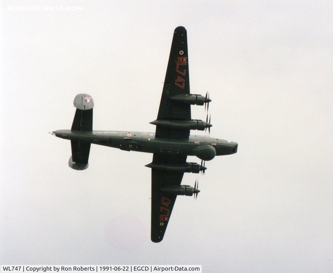 WL747, Avro 716 Shackleton AEW.2 C/N R3/696/239005, Woodford Airshow