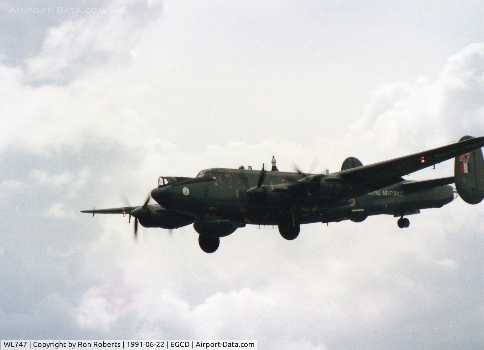 WL747, Avro 716 Shackleton AEW.2 C/N R3/696/239005, Woodford Airshow