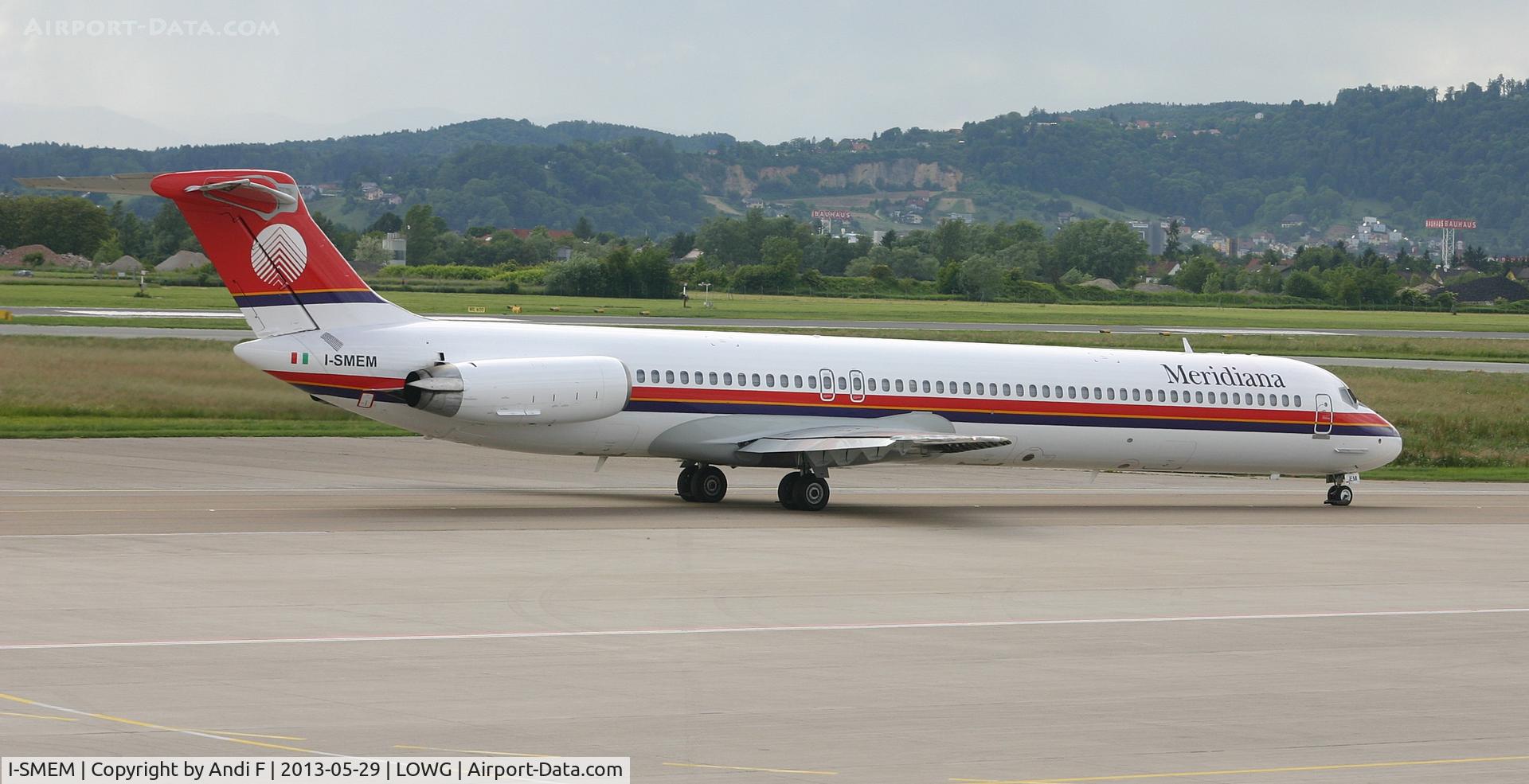 I-SMEM, 1984 McDonnell Douglas MD-82 (DC-9-82) C/N 49248, Meridiana McDonnell Douglas MD-82