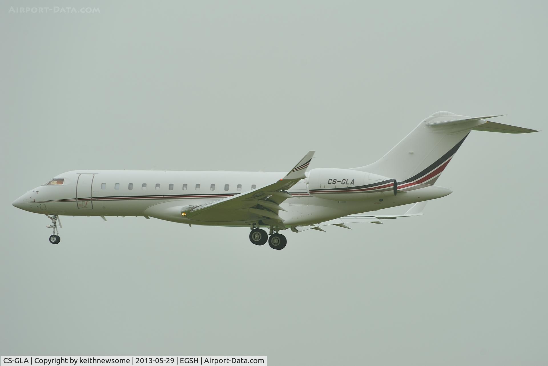CS-GLA, 2012 Bombardier BD-700-1A10 Global 6000 C/N 9478, Misty Morning Arrival !