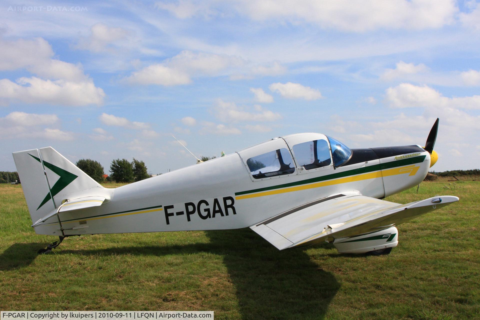 F-PGAR, Jodel DR-1051M. C/N 910, At the Jodel Flyin 2010 on St.Omer Airport in Northwest France