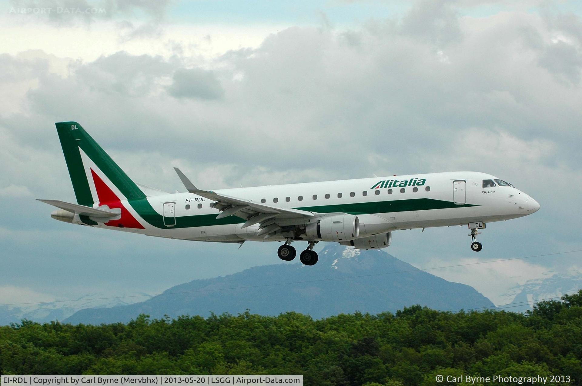EI-RDL, 2012 Embraer 175STD (ERJ-170-200STD) C/N 17000345, Taken from the park at the 05 threshold.