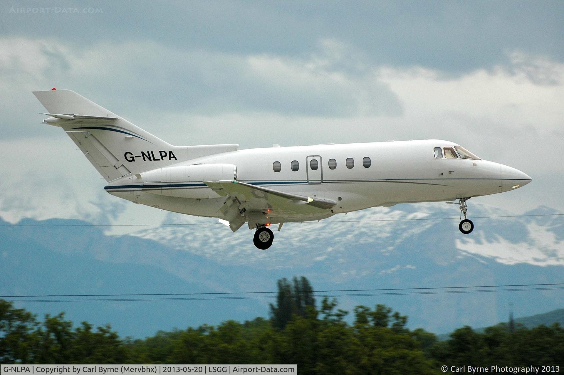 G-NLPA, 2008 Hawker 750 C/N HB-14, Taken from the park at the 05 threshold.