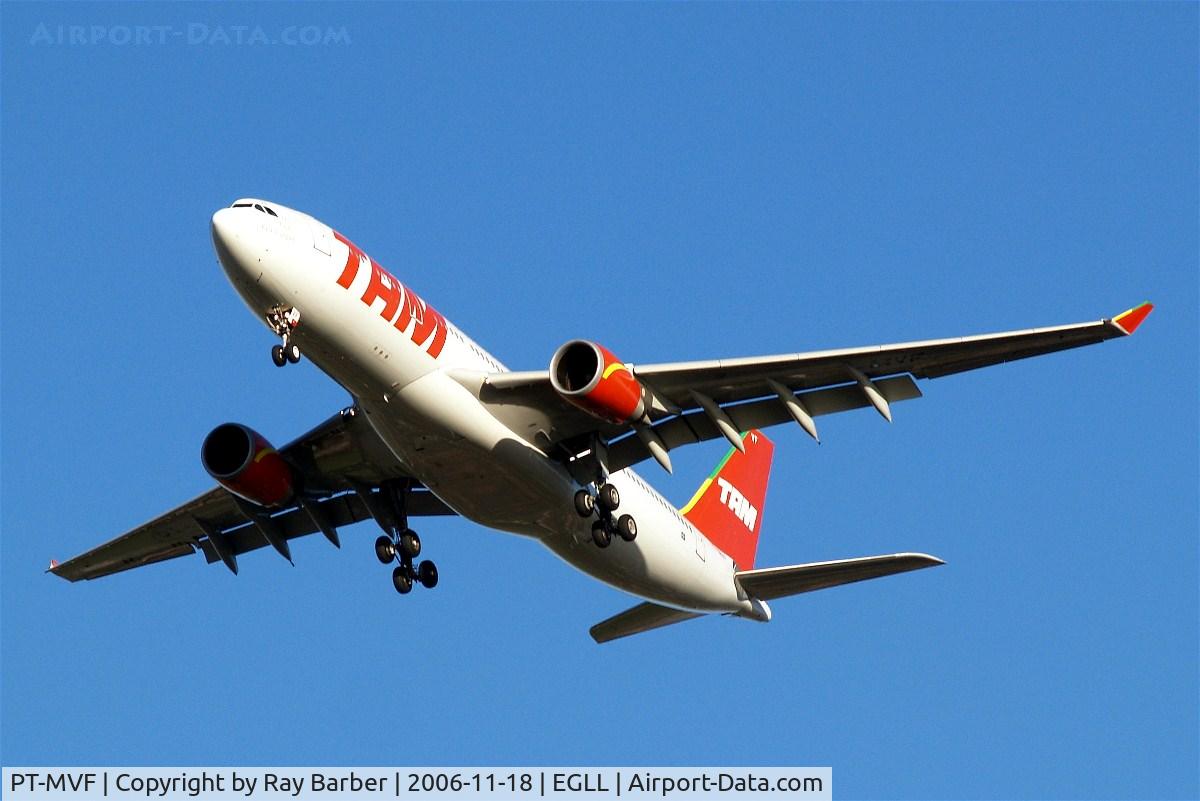 PT-MVF, 2002 Airbus A330-203 C/N 466, Airbus A330-203 [466] (TAM Airlines) Home~G 18/11/2006