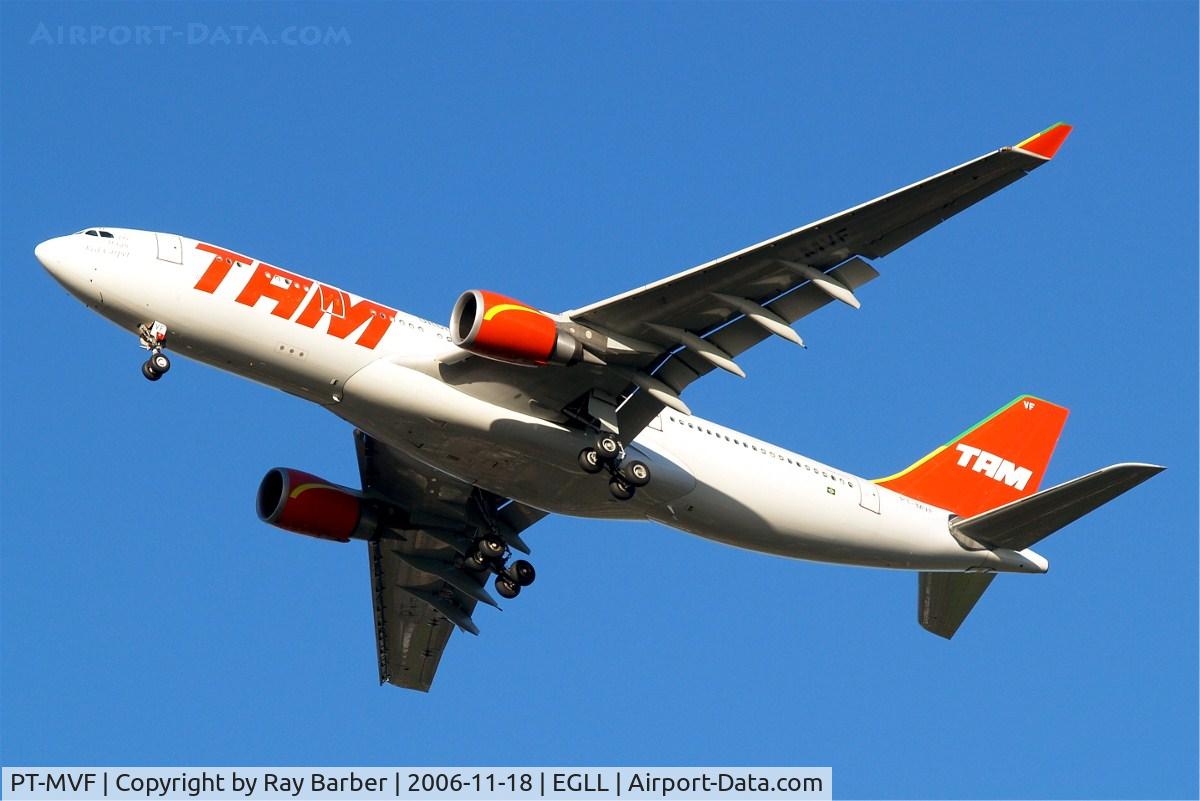 PT-MVF, 2002 Airbus A330-203 C/N 466, Airbus A330-203 [466] (TAM Airlines) Home~G 18/11/2006