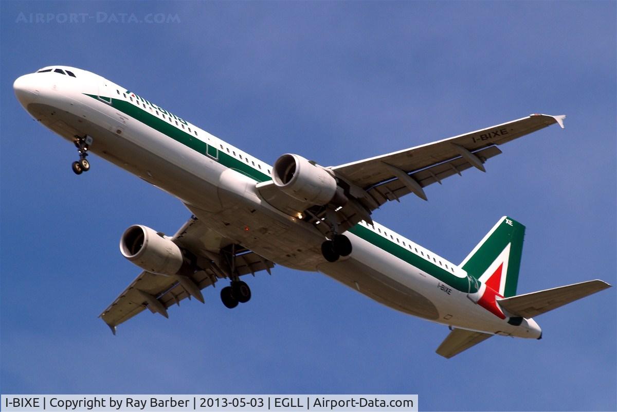 I-BIXE, 1994 Airbus A321-112 C/N 488, Airbus A321-112 [0488] (Alitalia) Home~G 03/05/2013. Revised scheme on approach 27R.