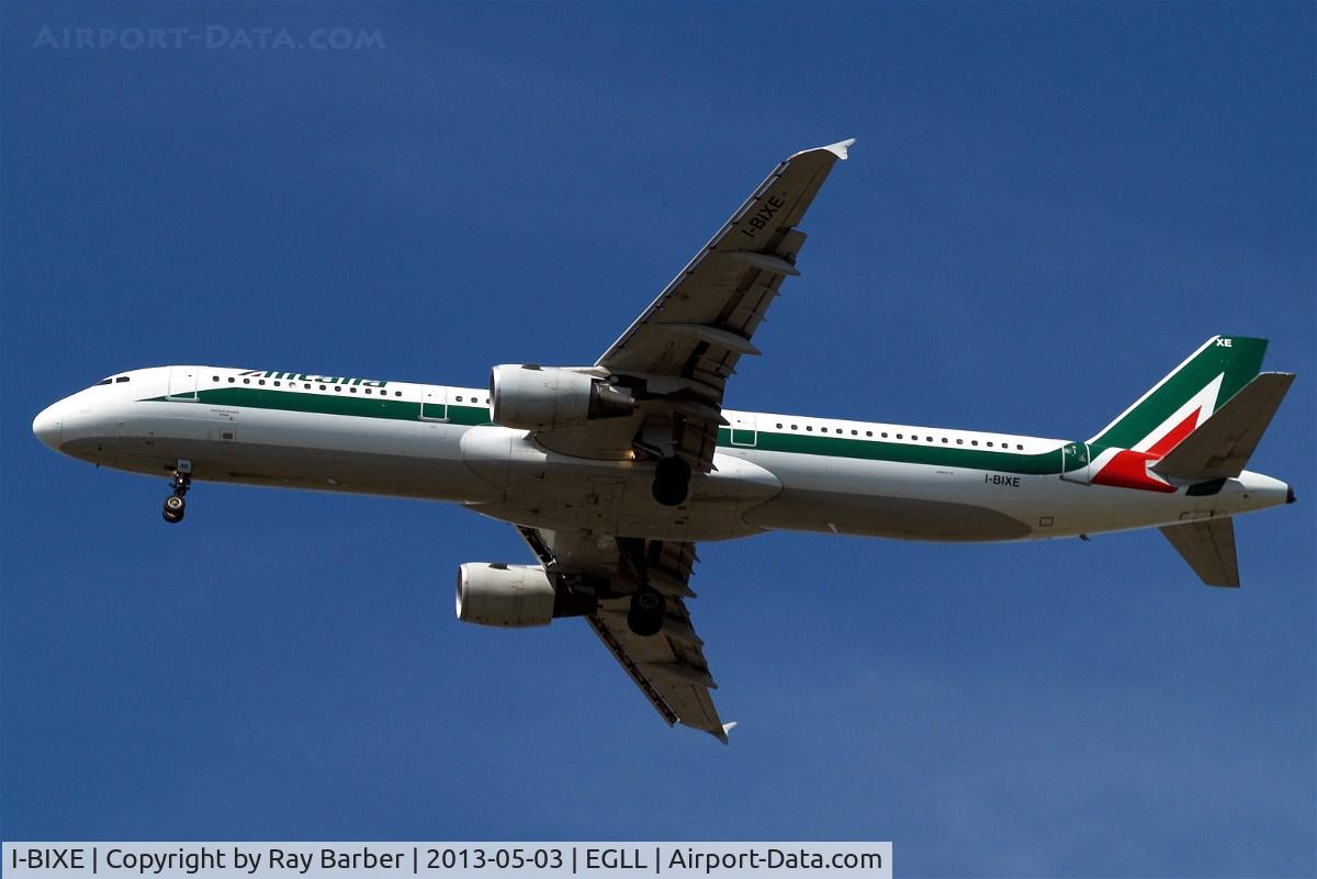 I-BIXE, 1994 Airbus A321-112 C/N 488, Airbus A321-112 [0488] (Alitalia) Home~G 03/05/2013. Revised scheme on approach 27R.