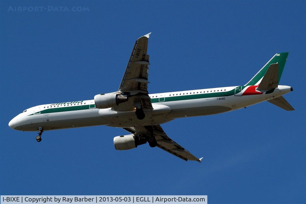 I-BIXE, 1994 Airbus A321-112 C/N 488, Airbus A321-112 [0488] (Alitalia) Home~G 03/05/2013. Revised scheme on approach 27R.