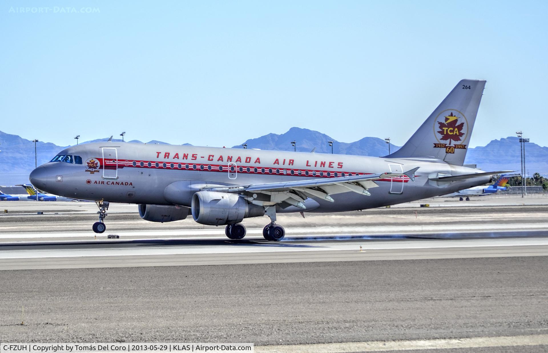 C-FZUH, 1997 Airbus A319-114 C/N 711, C-FZUH Trans-Canada Air Lines - TCA (Air Canada) Airbus A319-114 / 264 (cn 711)

McCarran International Airport (KLAS)
Las Vegas, Nevada
TDelCoro
May 29, 2013
