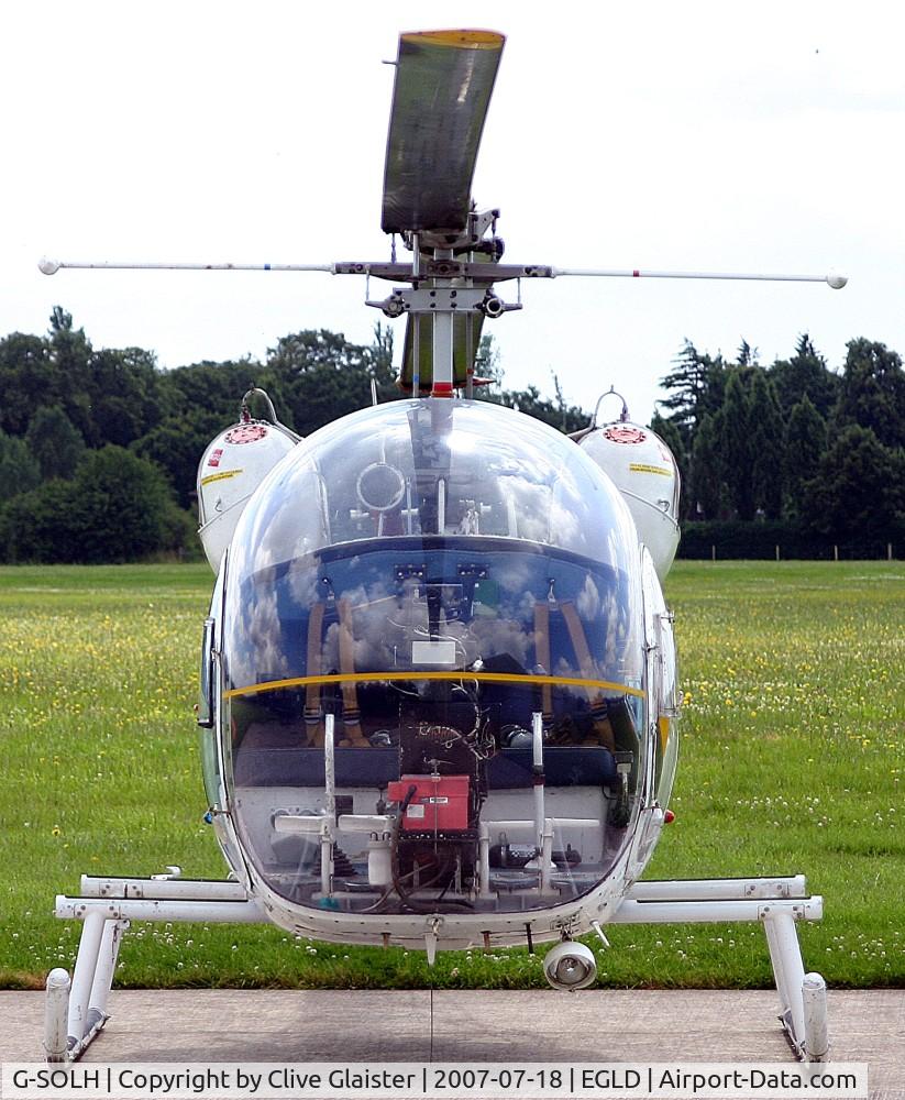G-SOLH, 1961 Bell 47G-5 C/N 2639, Ex: CF-NJW > G-AZMB > G-SOLH > G-LHCI Originally owned to, Autair International Ltd in January 1972 as G-AZMB and currently with Agri Air Services Ltd since March 2007 as G-SOLH. To G-LHCI in December 2007