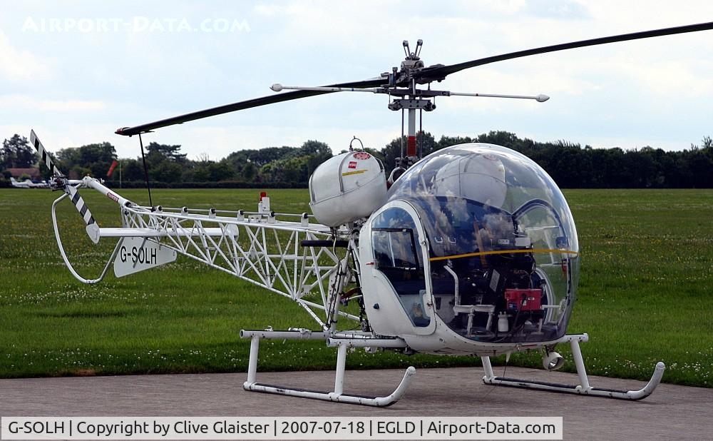 G-SOLH, 1961 Bell 47G-5 C/N 2639, Ex: CF-NJW > G-AZMB > G-SOLH > G-LHCI Originally owned to, Autair International Ltd in January 1972 as G-AZMB and currently with Agri Air Services Ltd since March 2007 as G-SOLH. To G-LHCI in December 2007