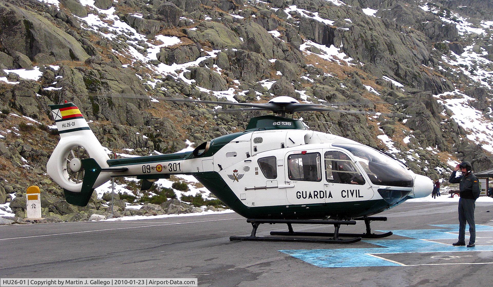 HU26-01, 2001 Eurocopter EC-135P-2 C/N 0191, Guardia Civil