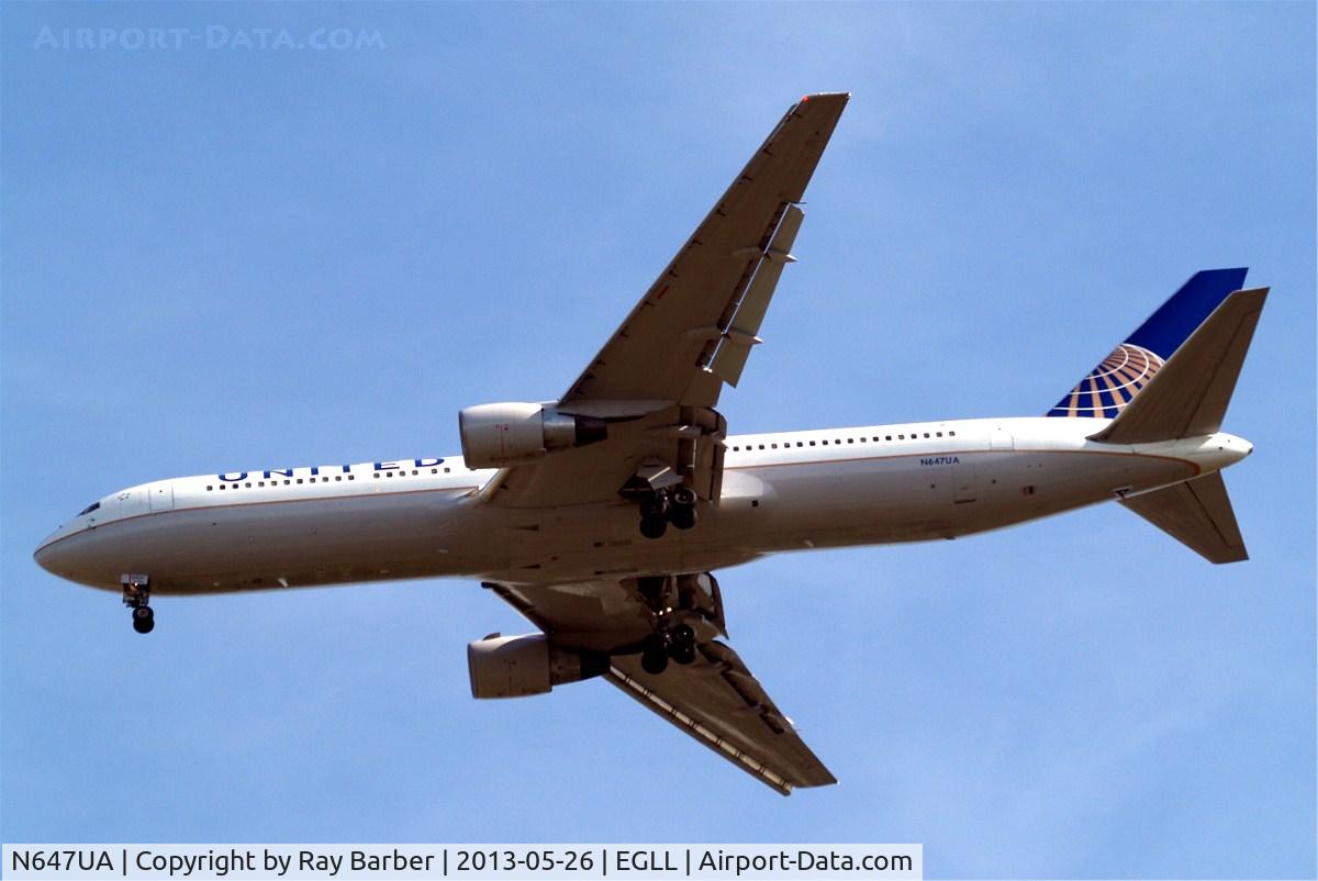 N647UA, 1992 Boeing 767-322 C/N 25284, Boeing 767-322ER [25284] (United Airlines) Home~G 26/05/2013