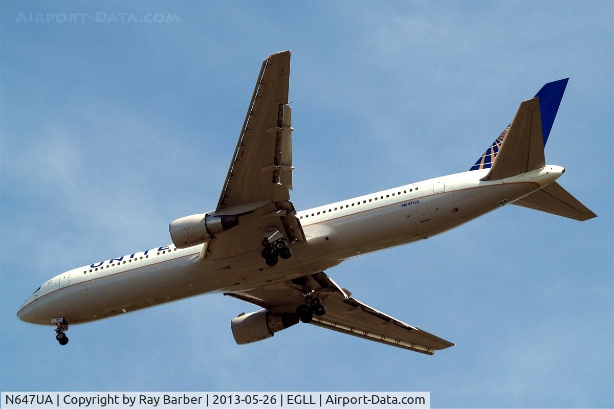 N647UA, 1992 Boeing 767-322 C/N 25284, Boeing 767-322ER [25284] (United Airlines) Home~G 26/05/2013