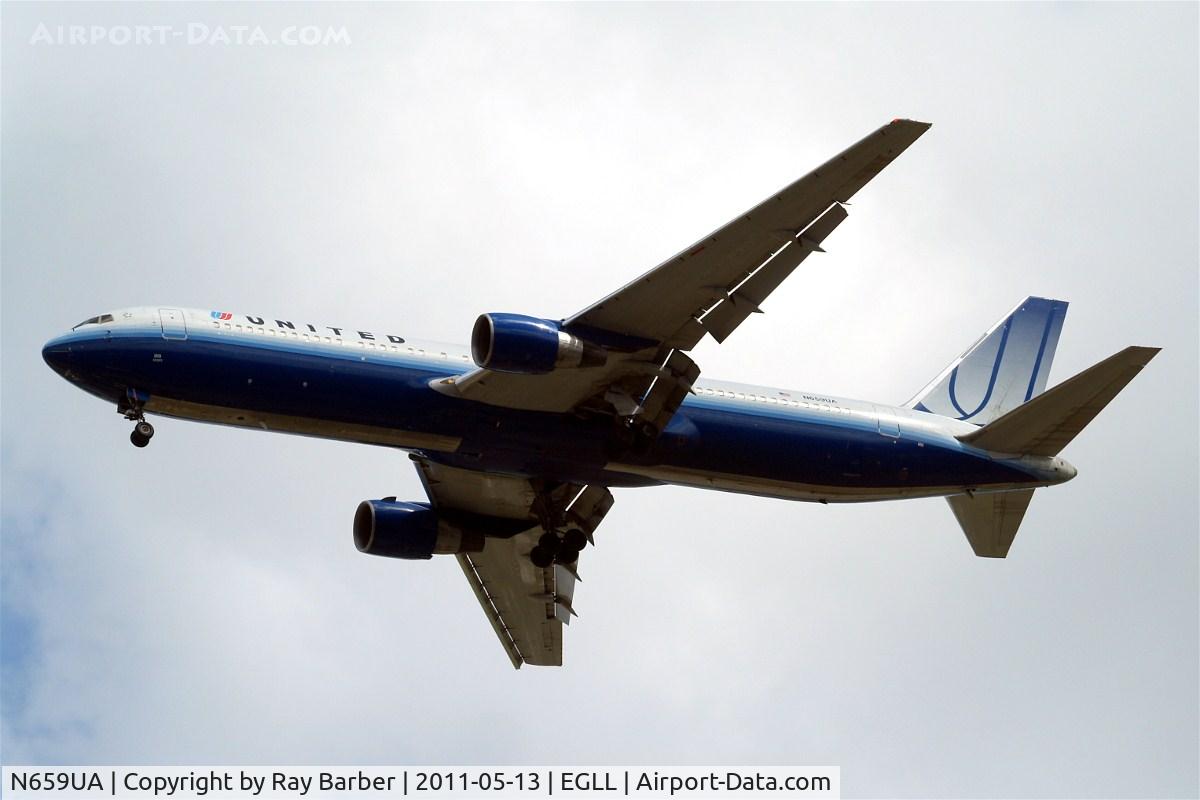 N659UA, 1993 Boeing 767-322 C/N 27114, Boeing 767-322ER [27114] (United Airlines) Home~G 13/05/2011