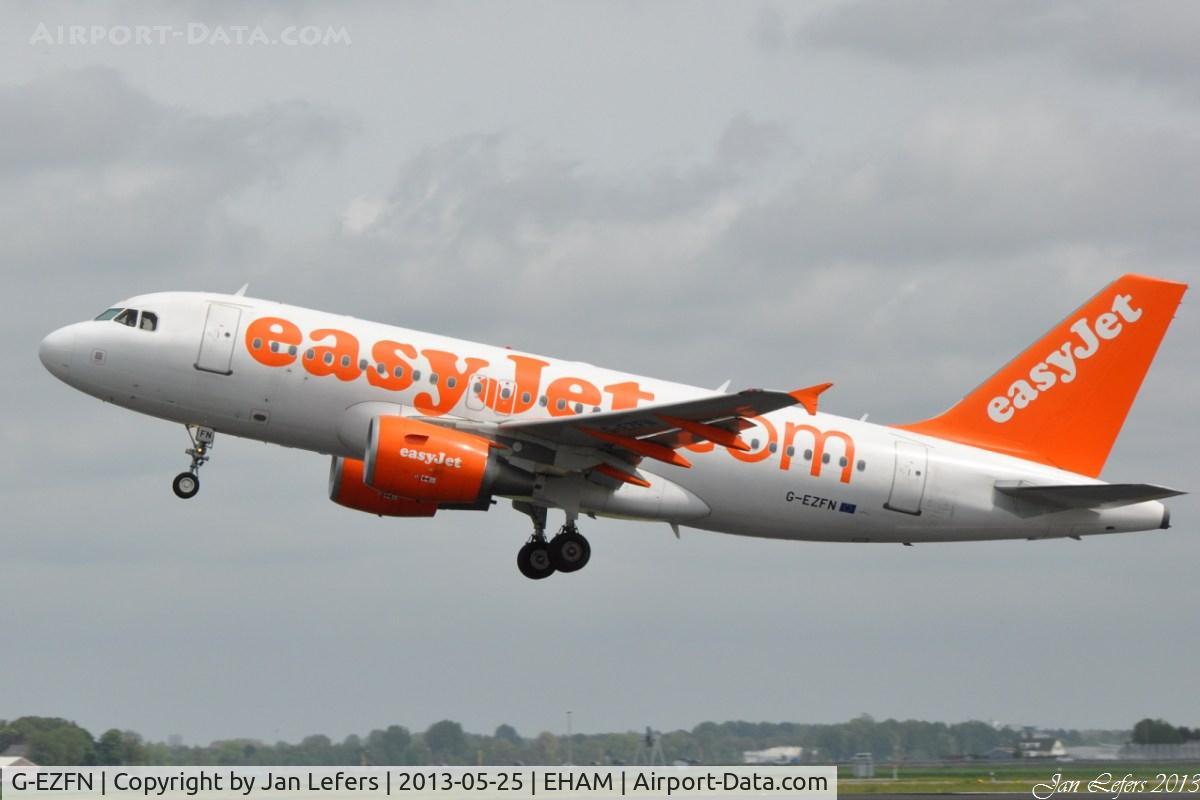 G-EZFN, 2009 Airbus A319-111 C/N 4076, EasyJet