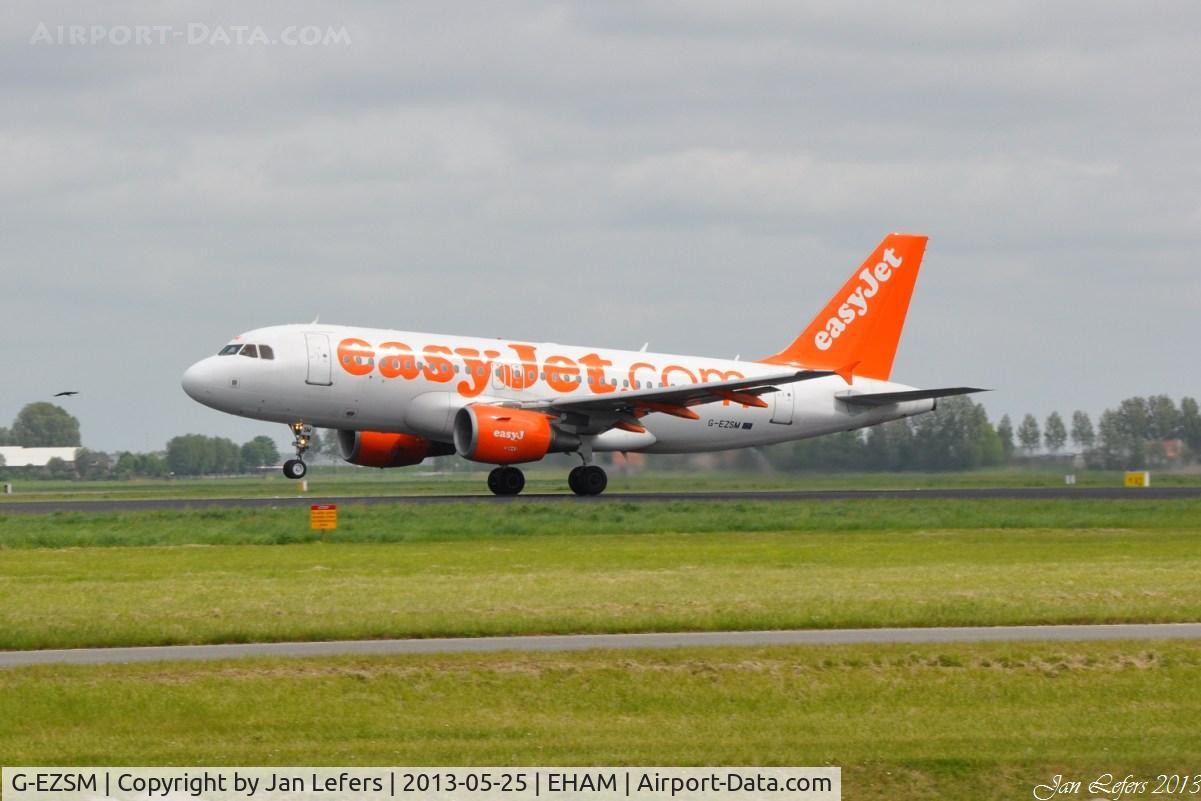 G-EZSM, 2003 Airbus A319-111 C/N 2062, easyJet